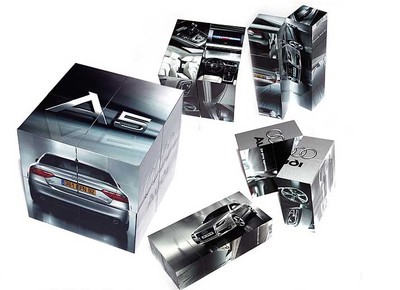 客板魔方 5.5CM三階旋轉PP材料廣告魔方，打造專屬品牌印記